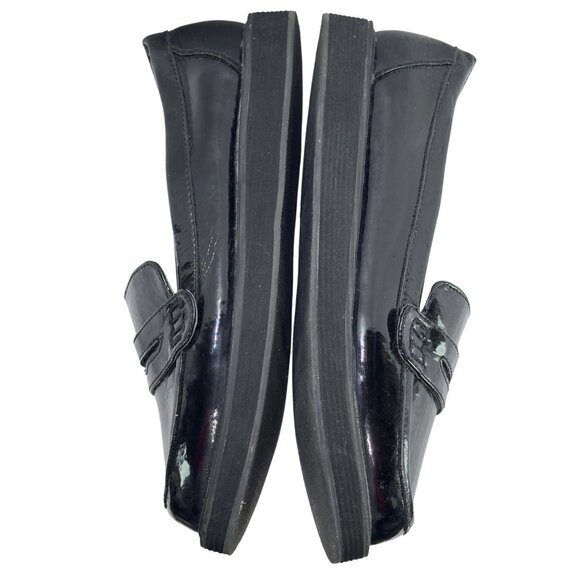 LONDON REBEL Devon Faux Patent Leather Loafers Womens Shoes Size 8.5M - Picture 6 of 15